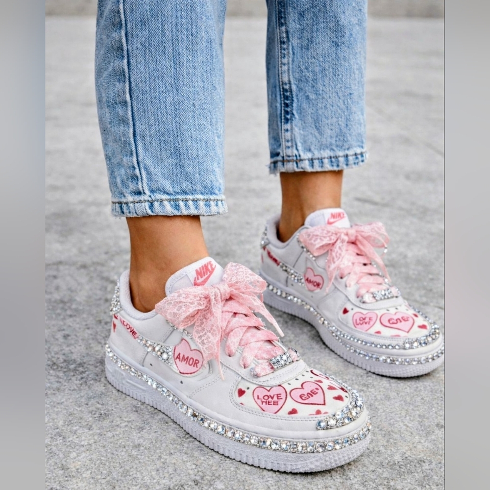 Nike Air Force 1 Custom – Valentine’s Edition - Picture 3 of 11